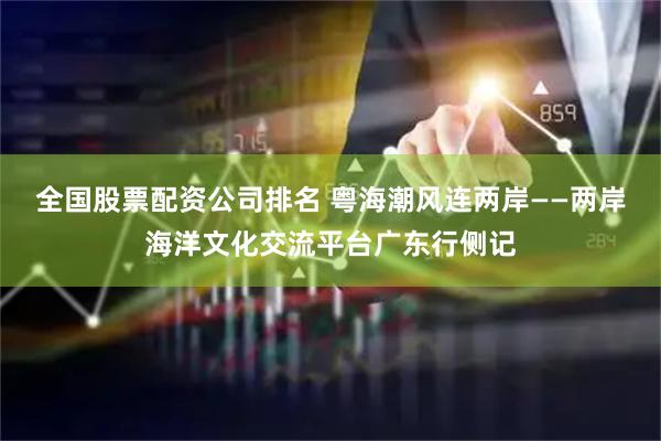 全国股票配资公司排名 粤海潮风连两岸——两岸海洋文化交流平台广东行侧记