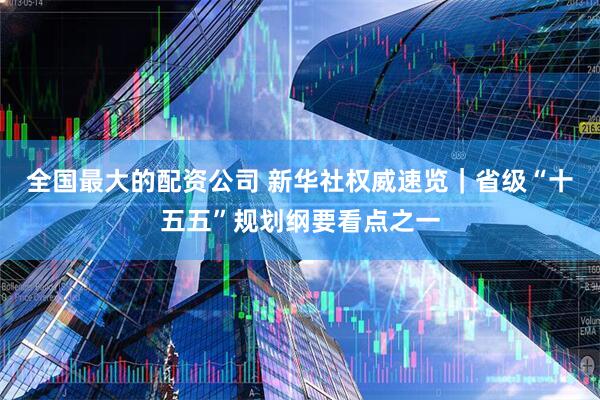 全国最大的配资公司 新华社权威速览｜省级“十五五”规划纲要看点之一